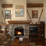 Sun Valley Ski Rental House Fireplace